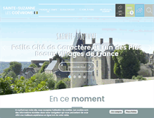 Tablet Screenshot of coevrons-tourisme.com
